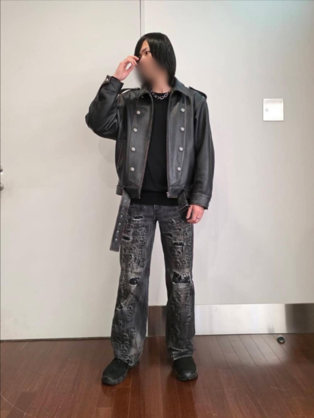 GRANCY】Napoleon Leather Blouson / ナポレオンレザーブルゾンを使っ
