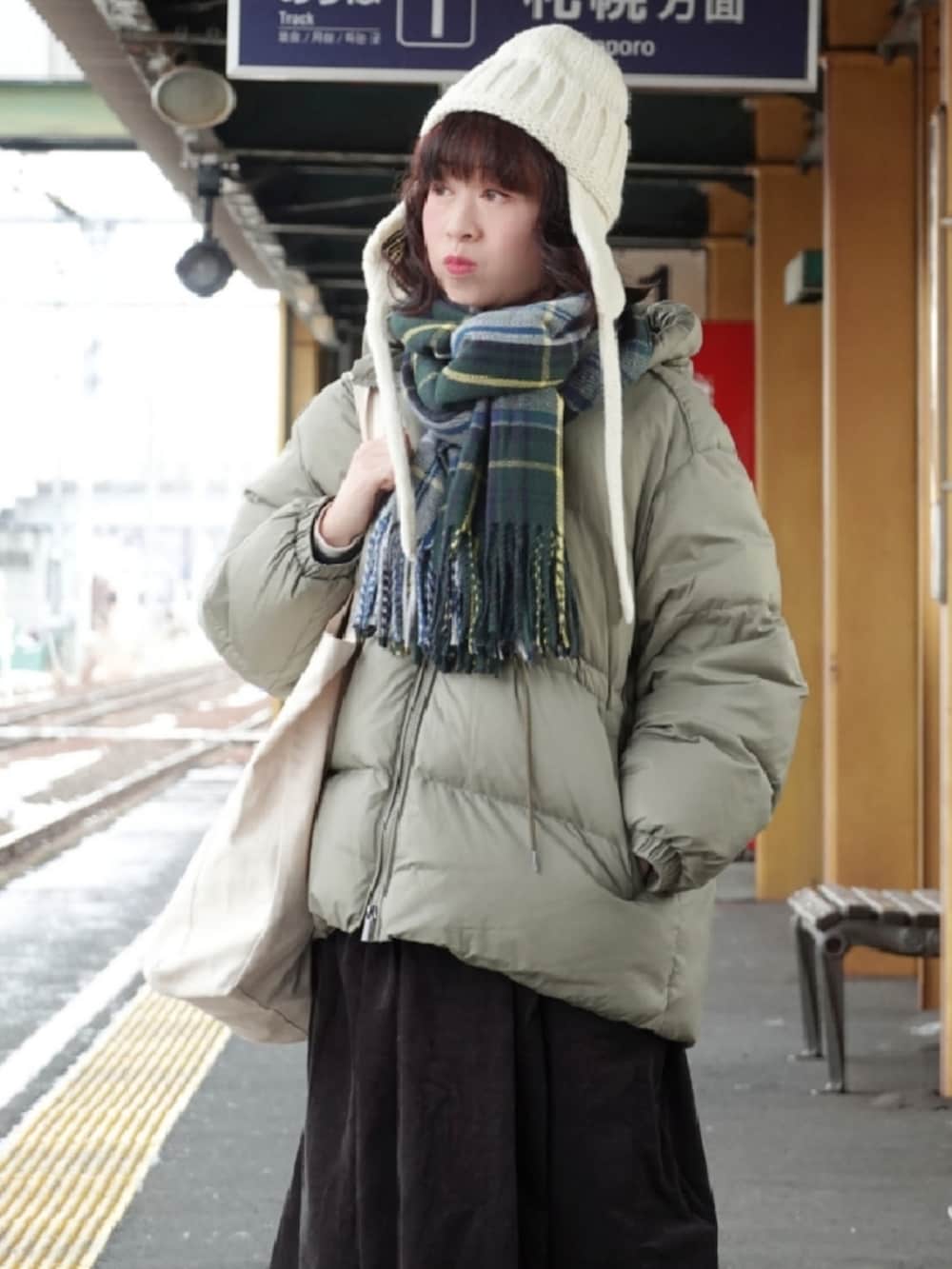 Megchu｜NANO universeのダウンジャケット/コートを使った