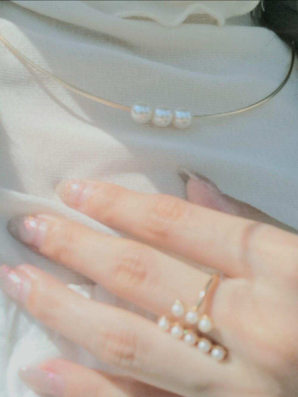 「お出かけコーデ、キャミワンピ、シンプル、夏コーデ、低身長」｜「merry jennyのfrill glitter厚底サンダル（サンダル、ベージュ系）」を使った、とあるひとさん（骨格ストレート・レディース・148cm）の夏コーディネートの2枚目の写真