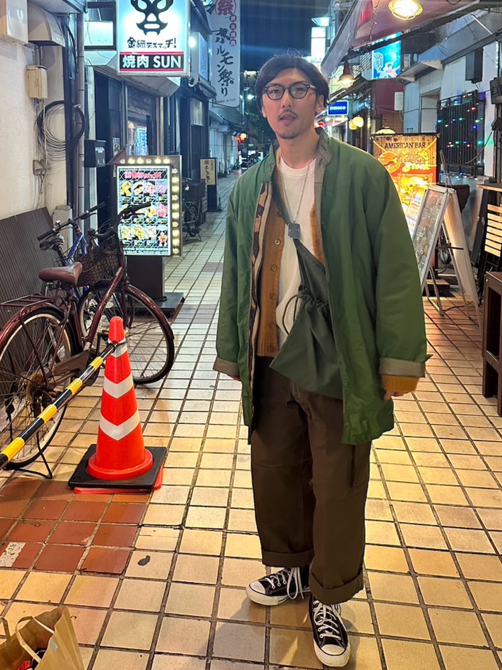 「military、ミリタリー、オランダ軍、WAIPER、WAIPER.inc」｜「MILITARYのアイテム（ミリタリージャケット、ブラウン系）」を使った、gansokaib2さん（メンズ・174cm）の冬コーディネートの3枚目の写真