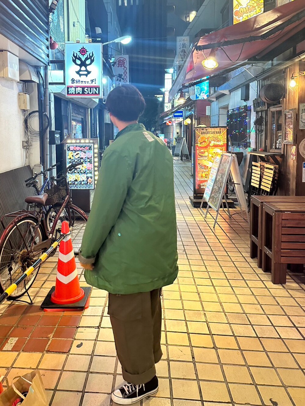 「military、ミリタリー、オランダ軍、WAIPER、WAIPER.inc」｜「MILITARYのアイテム（ミリタリージャケット、ブラウン系）」を使った、gansokaib2さん（メンズ・174cm）の冬コーディネートの2枚目の写真