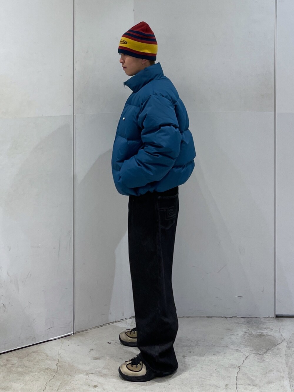 「XLARGE、XLARGE®、ootd、outfit」｜「XLARGEのDOWN JACKET（ダウンジャケット/コート、ブルー系）」を使った、Xlarge_Willyさん（メンズ・165cm）の秋コーディネートの4枚目の写真