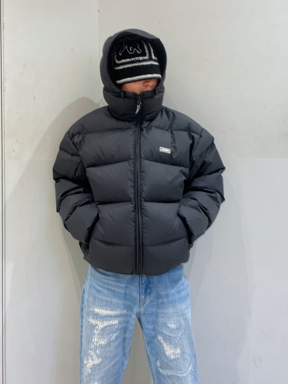 「XLARGE、ootd、outfit」｜「XLARGEのRIPSTOP HOODED DOWN JACKET（ダウンジャケット/コート、ブラック系）」を使った、Xlarge_Willyさん（メンズ・165cm）の冬コーディネートの5枚目の写真