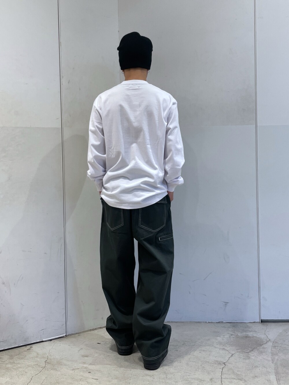 「XLARGE」｜「XLARGEのGRAFFITI LOGO SINGLE BEANIE（ニットキャップ/ビーニー、ブラック系）」を使った、Xlarge_Willyさん（メンズ・165cm）の春コーディネートの3枚目の写真