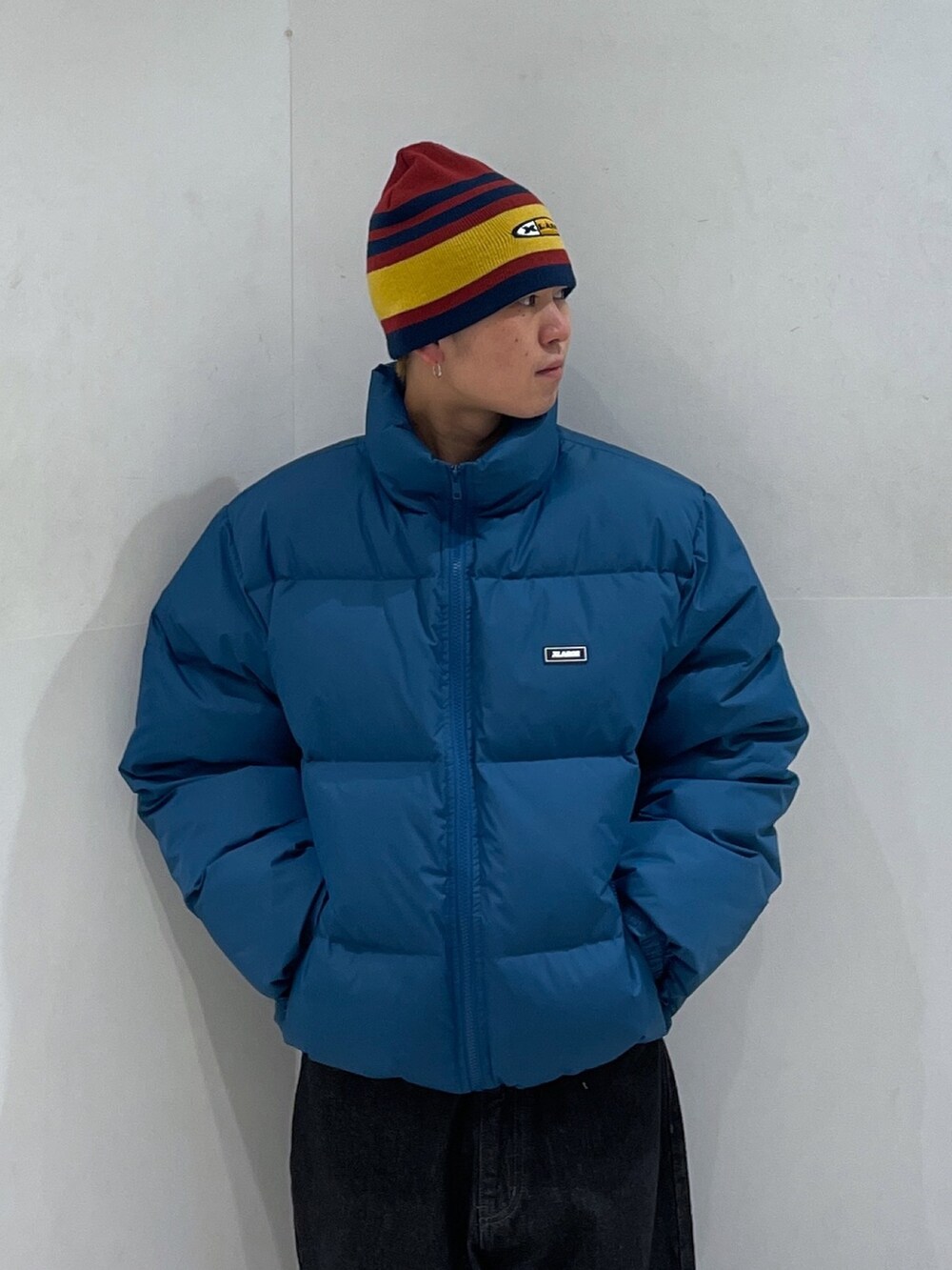 「XLARGE、XLARGE®、ootd、outfit」｜「XLARGEのDOWN JACKET（ダウンジャケット/コート、ブルー系）」を使った、Xlarge_Willyさん（メンズ・165cm）の秋コーディネートの5枚目の写真