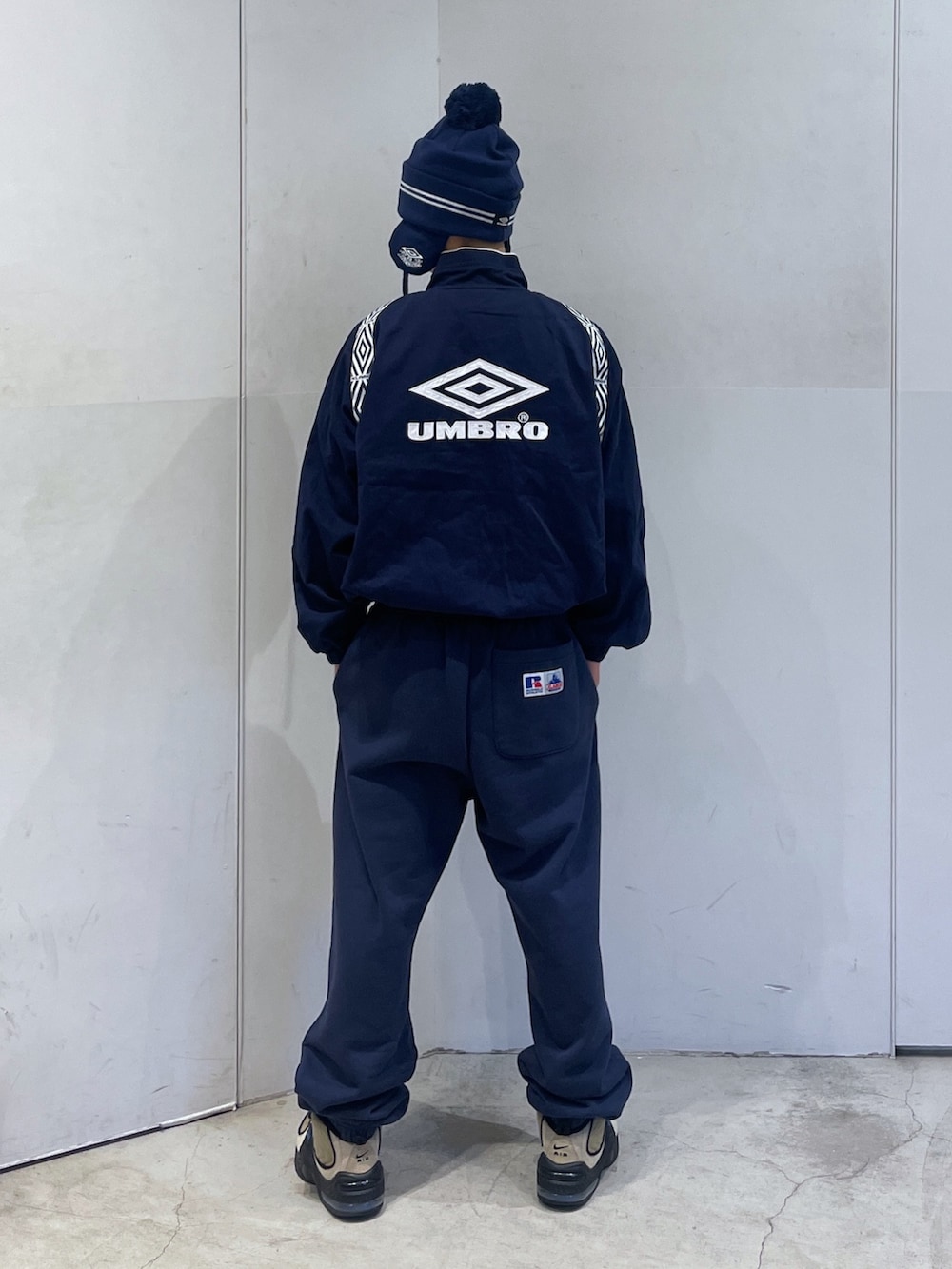 「XLARGE、XLARGE®、ootd、outfit」｜「XLARGEのXLARGExUMBRO EAR FLAP BEANIE（ニットキャップ/ビーニー、ブルー系）」を使った、Xlarge_Willyさん（メンズ・165cm）の冬コーディネートの3枚目の写真