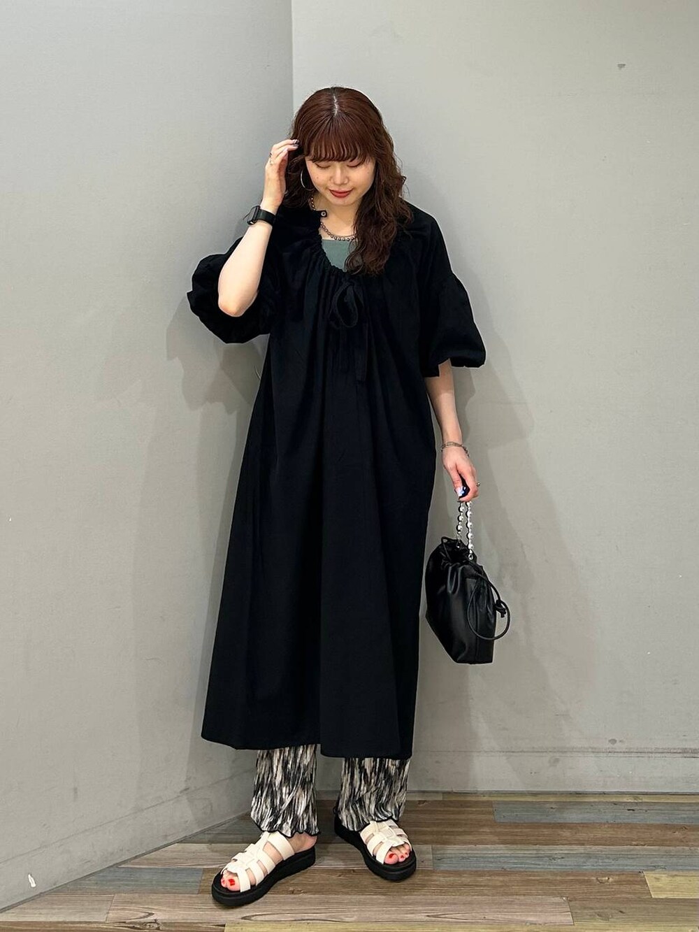 anchico(LOWRYS FARM 新宿ミロード)|LOWRYS FARMのワンピースを使ったコーディネート - WEAR