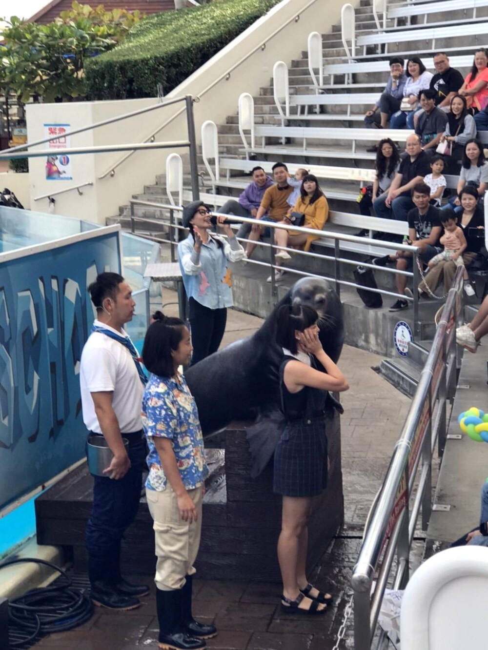 「台灣、夏、ootd、學院風、西裝外套、連身褲、出遊、花蓮」｜「Marjorieのアイテム（つなぎ/オールインワン、ブラック系）」を使った、0sarsh0さん（レディース・158cm）の春コーディネートの4枚目の写真