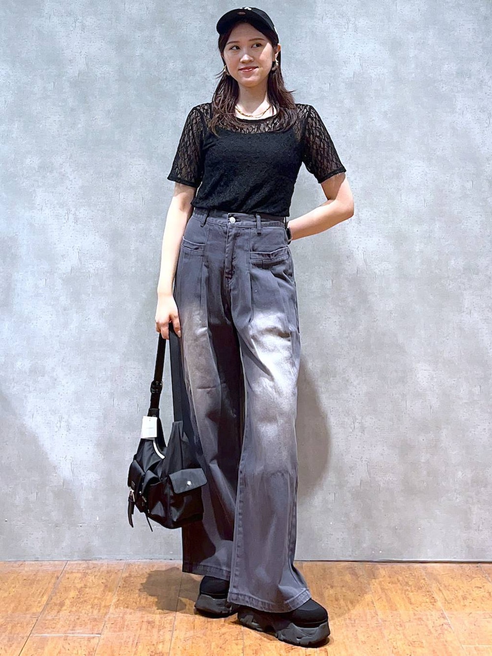 misao1130さんの「ハトメダブルポケットBAG（PAGEBOY）」を使ったコーディネートの7枚目の写真