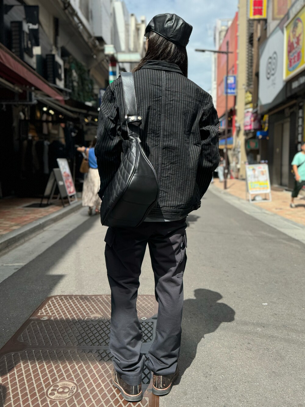 Schott オールドデニム カバーオール M ブラック