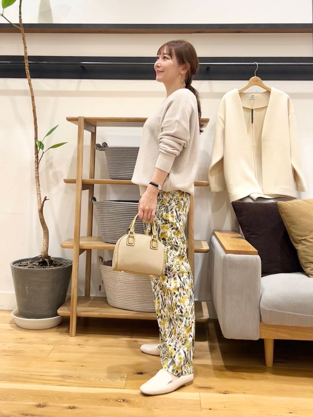 +++ゆき+++さんの「『MADE IN JAPAN』スクエアトゥプチメタルローファー（RODE SKO）」を使ったコーディネートの3枚目の写真