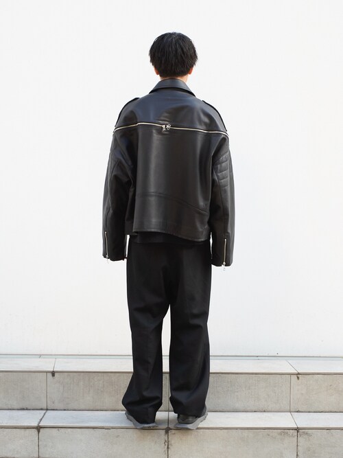 koushi｜FACETASMのライダースジャケットを使ったコーディネート - WEAR