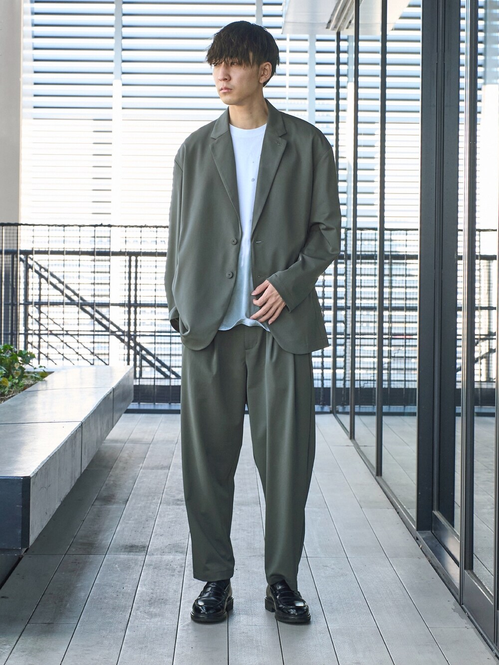 koushi｜ATTACHMENTのテーラードジャケットを使ったコーディネート - WEAR