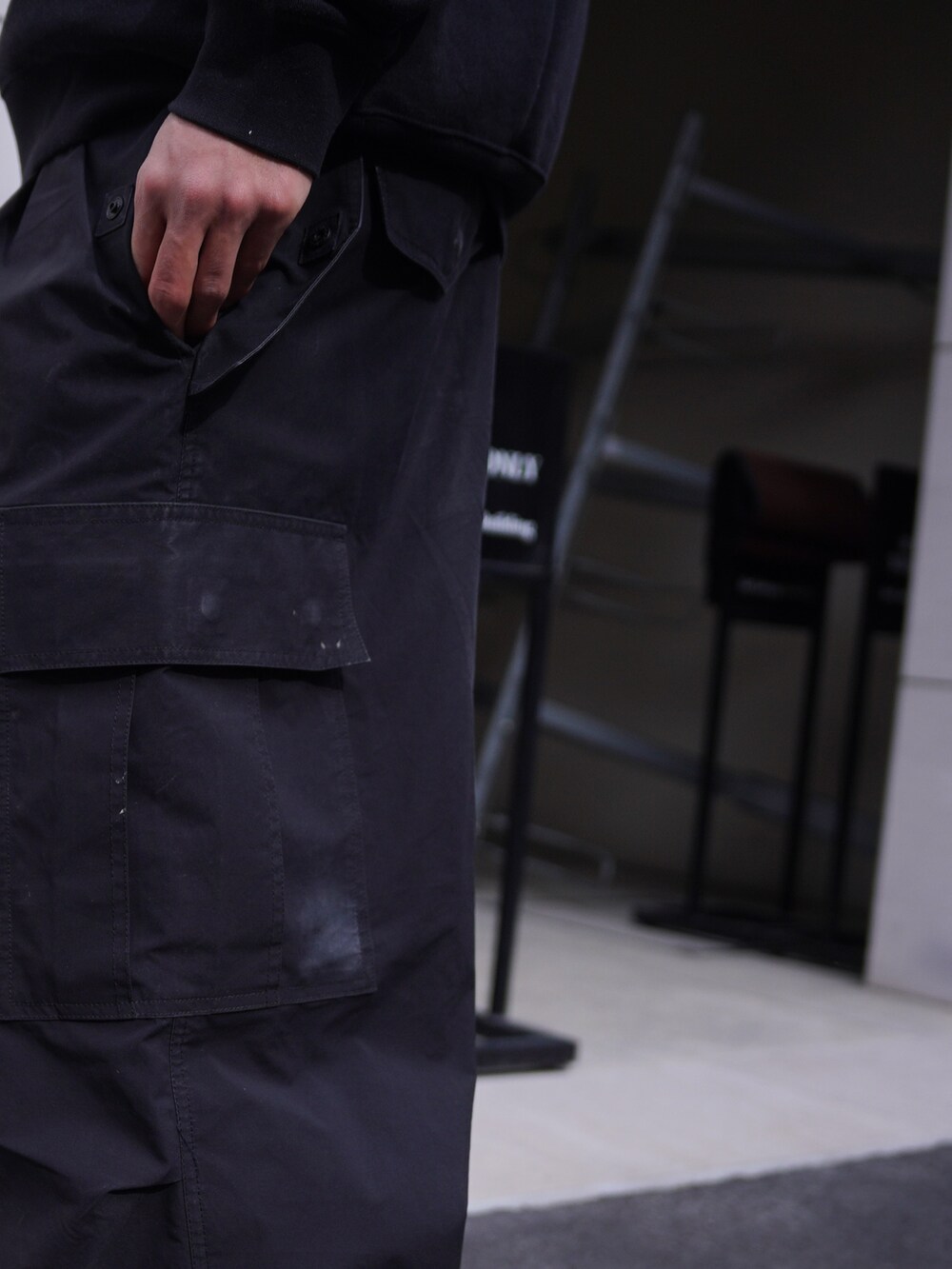 「MANASTASHのMANASTASH/マナスタッシュ/CiTee SWEAT SPORTS（スウェット、ブラック系）」を使った、yusuke061019さん（メンズ・173cm）の春コーディネートの8枚目の写真