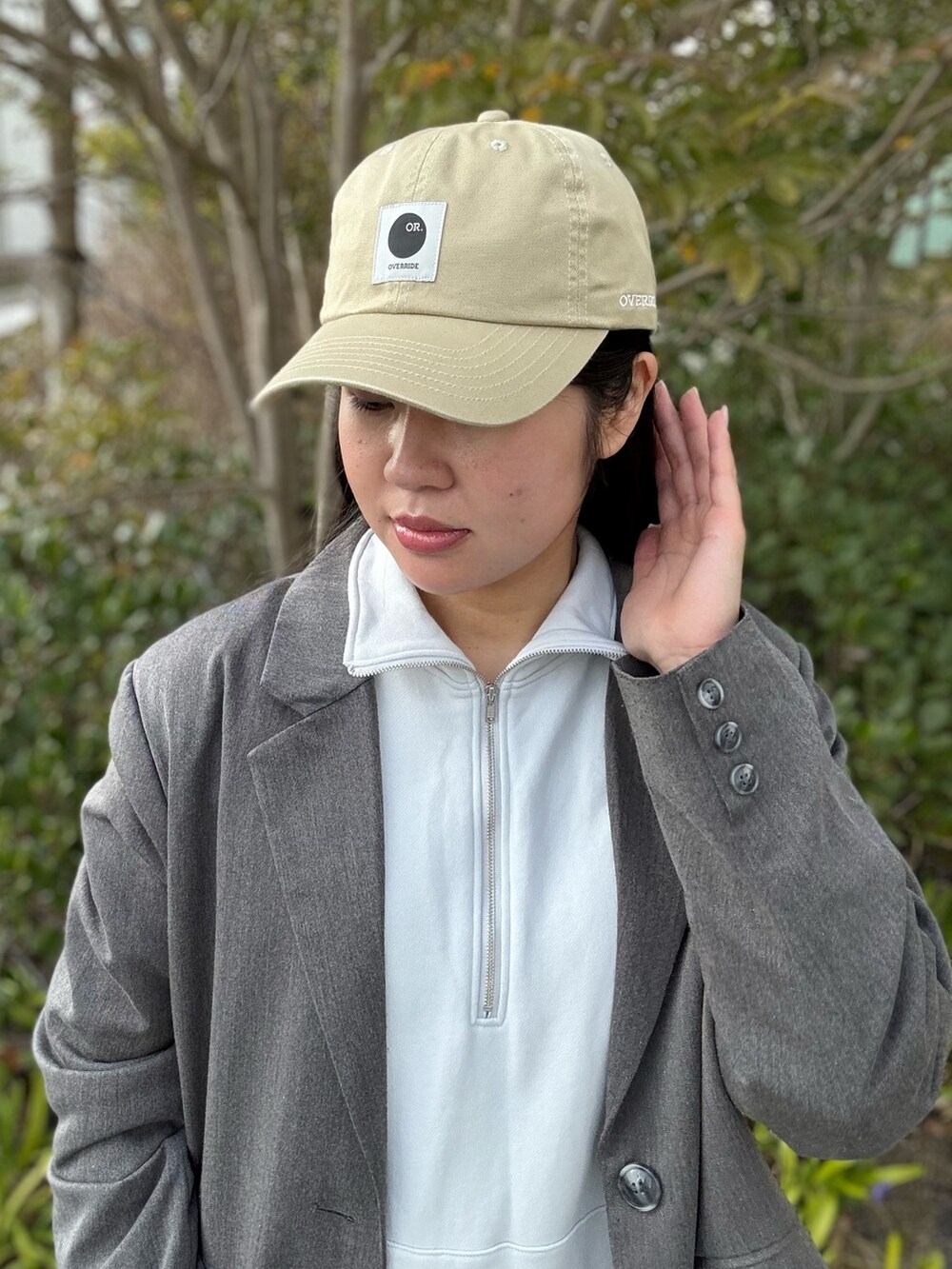.*Shiori*.さんの「OVERRIDE  OGC WOVEN LABEL 6P CAP / オーバーライド（OVERRIDE）」を使ったコーディネートの2枚目の写真