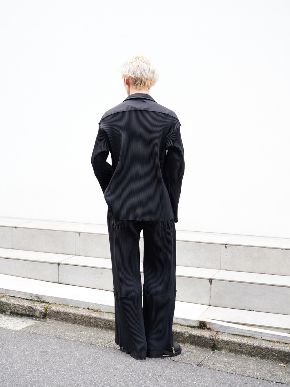 コトハヨコザワSTUDIOUS別注 PLEAT SHIRT JACKET