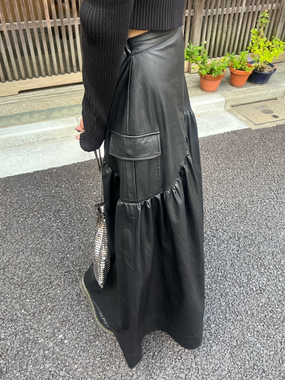 EMODA レザープリーツスカート レイヤーベルトプリーツスカート[品番：MKSW0060772]｜EMODA