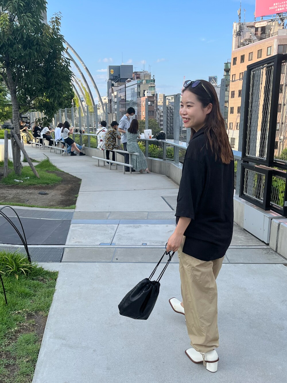 「休日コーデ、ポロシャツ、stussy、ootd、休みの日」｜「Plan Cのアイテム（シューズ、ホワイト系）」を使った、sihoさん（レディース・155cm）の秋コーディネートの2枚目の写真