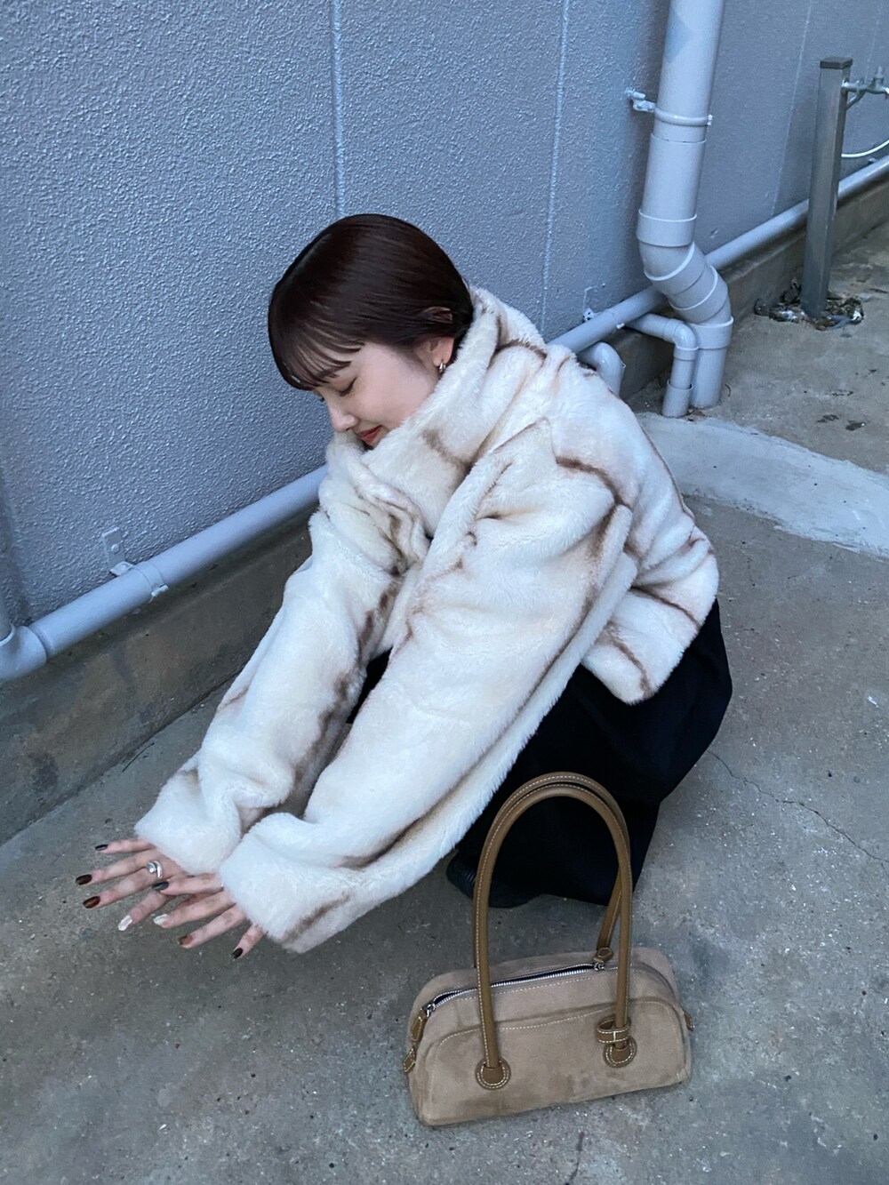 ジャケット・アウター isee.room fur coat white ジャケット・アウター isee.room fur coat white 満点の isee