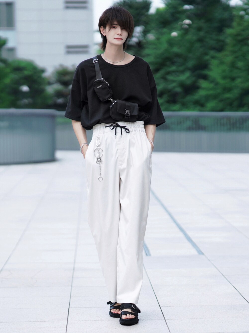 犬飼京 inukai kei｜ADRERのサンダルを使ったコーディネート - WEAR