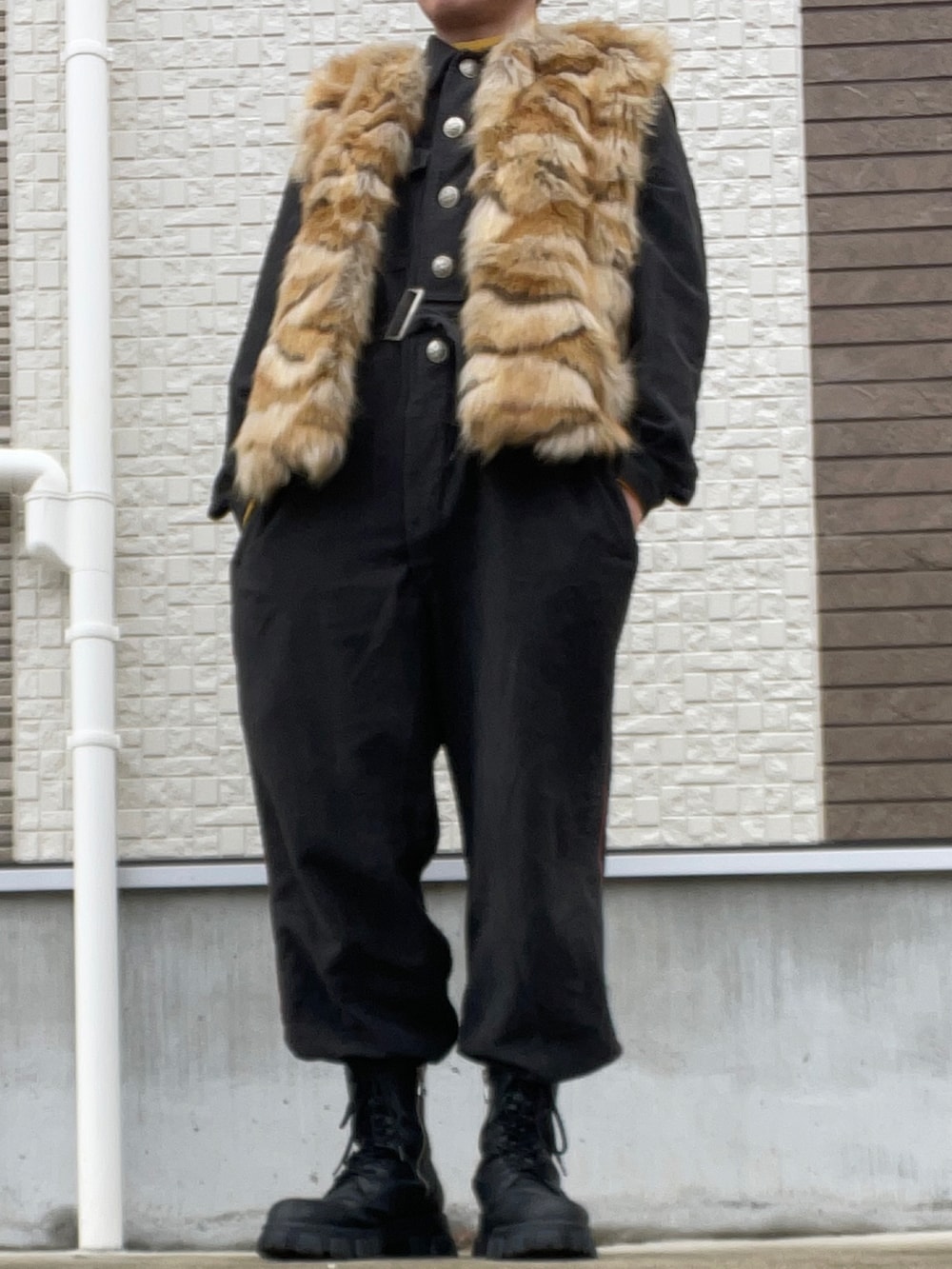 shokichi012｜古着のつなぎ/オールインワンを使った