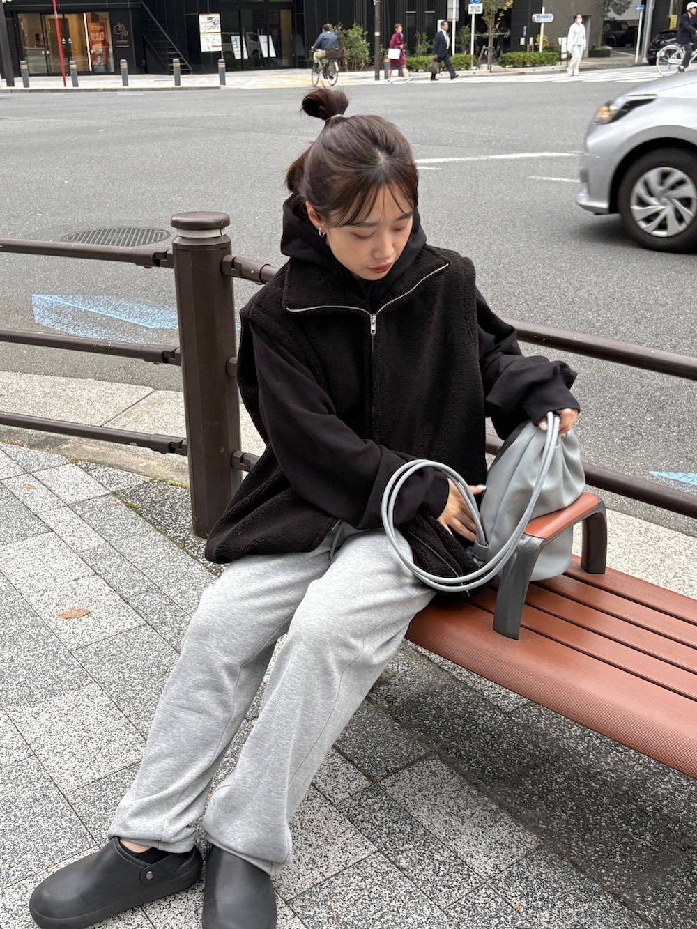 feepur ダブルジップボアベスト Double Zip Boa Vest | Ëongul