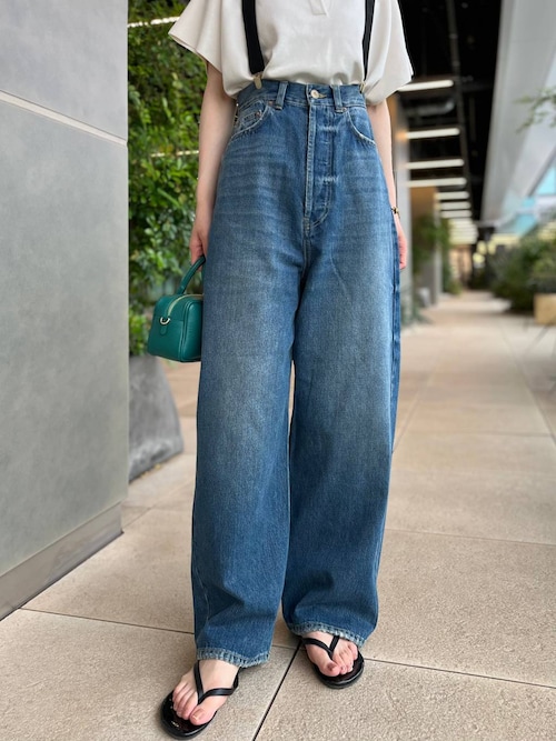 カレンソロジー　コットンシルクワイドポロプルオーバー　24SS　アイボリー カレンソロジー コットンシルクワイドポロプルオーバー 24SS