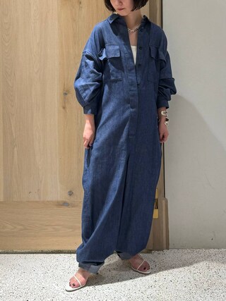 【新品タグ付】Curensology カレンソロジー　デニムジャンプスーツ Curensology（カレンソロジー）の「Curensology(カレンソロジー