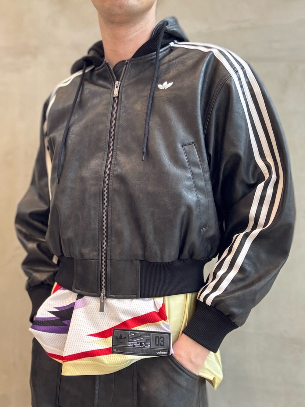 Adilenium シーズン 3 ビンテージ フェイクレザーパンツ、Adilenium