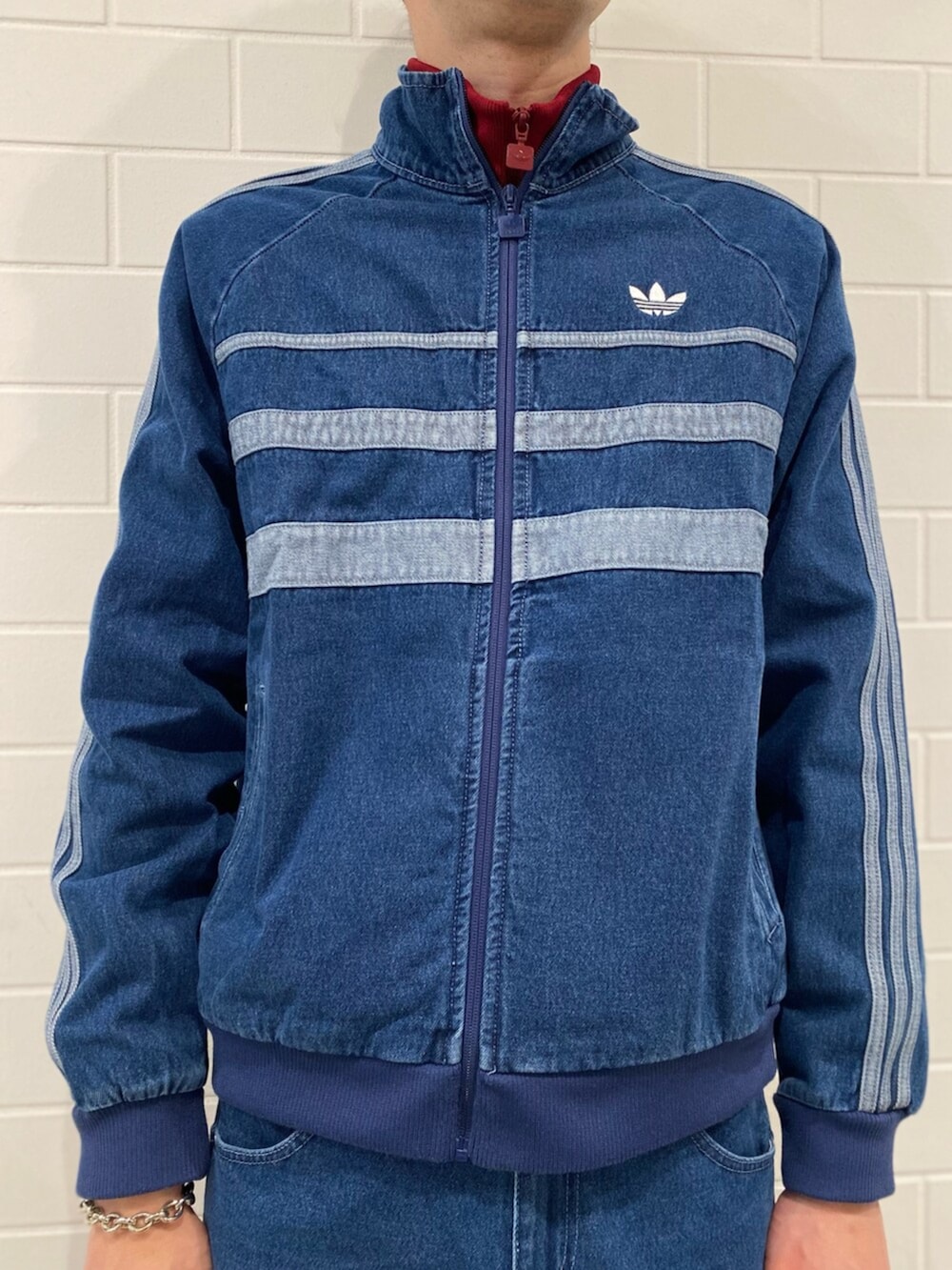 アディカラー デニム ファイヤーバードパンツ、adidas アディカラー