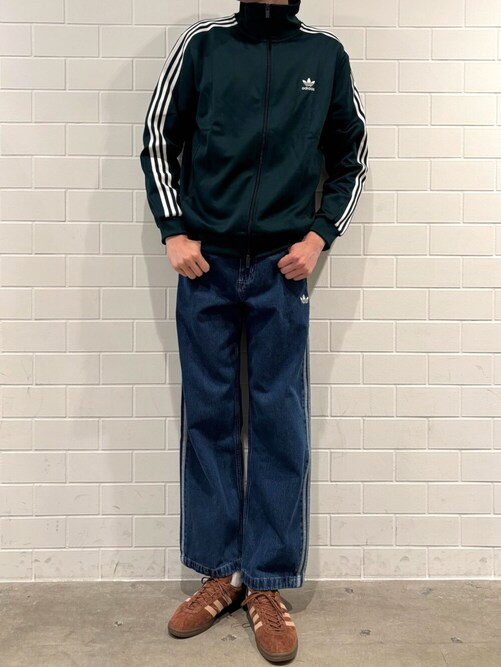 adidas アディカラー デニム トラックトップ/パンツ　セットアップ アディカラー デニム ファイヤーバードパンツ、アディカラー