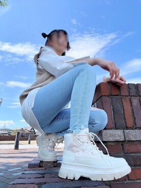 BLUMARINEホワイトファーブーツ 1695459782_276.jpg