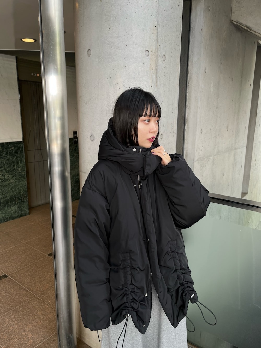 UN3D.ダウンジャケット 38サイズ 中古・古着通販】UN3D. (アンスリード) レイヤードダウンジャケット