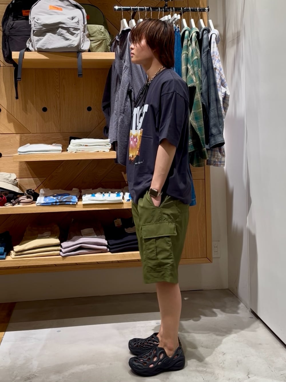 ゆーーーとさんの「BROOKLYN フードフェス半袖Tシャツ（BAYFLOW）」を使ったコーディネートの2枚目の写真