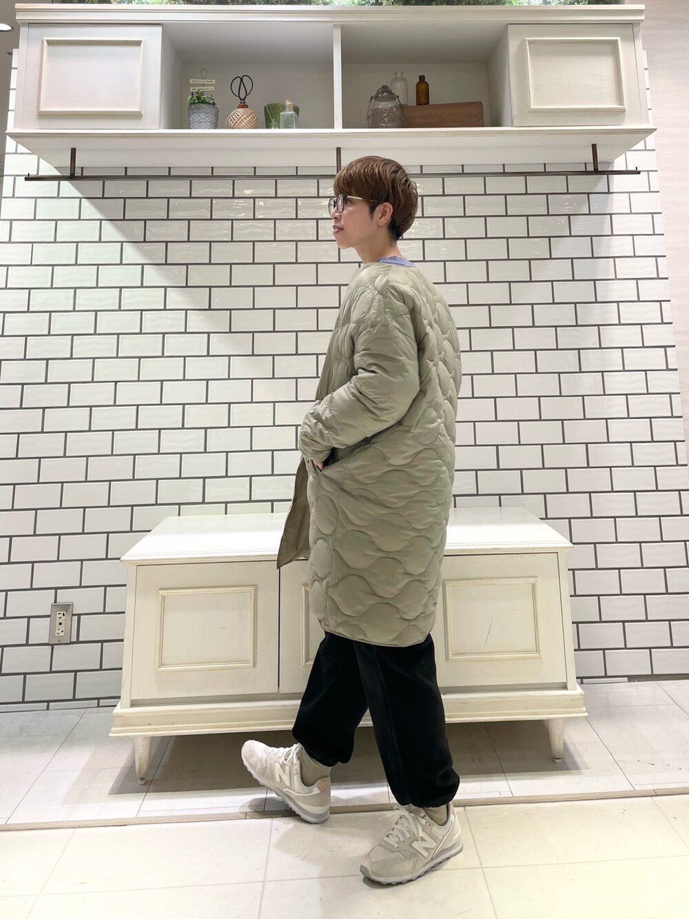 RANAさんの「フレンチダックライトダウン リバーシブルジャケット（PUAL CE CIN）」を使ったコーディネートの4枚目の写真
