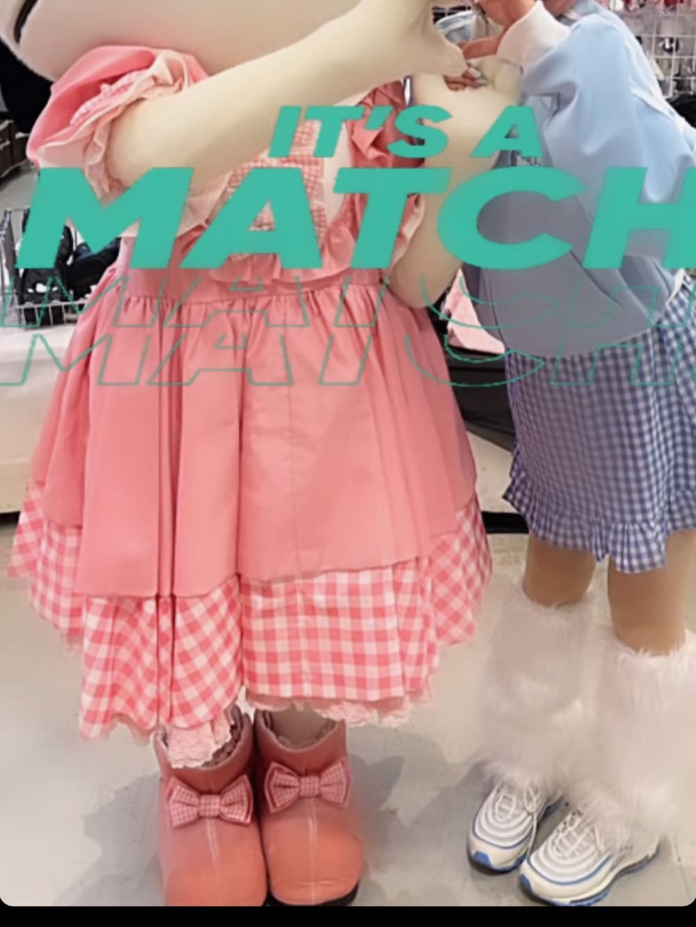 「プチプラ、春のおしゃ見えテクニック、春服、ワンピース、カジュアルコーデ、着回しコーデ、お出かけコーデ、おでかけコーデ、淡色コーデ、春夏コーデ、キャミワンピ、ミニスカート、ホワイト、カジュアルガーリー、スポーツミックス」｜「SHEINのアイテム（ワンピース/ドレス、ブルー系）」を使った、yamさん（レディース・154cm）の春コーディネートの2枚目の写真