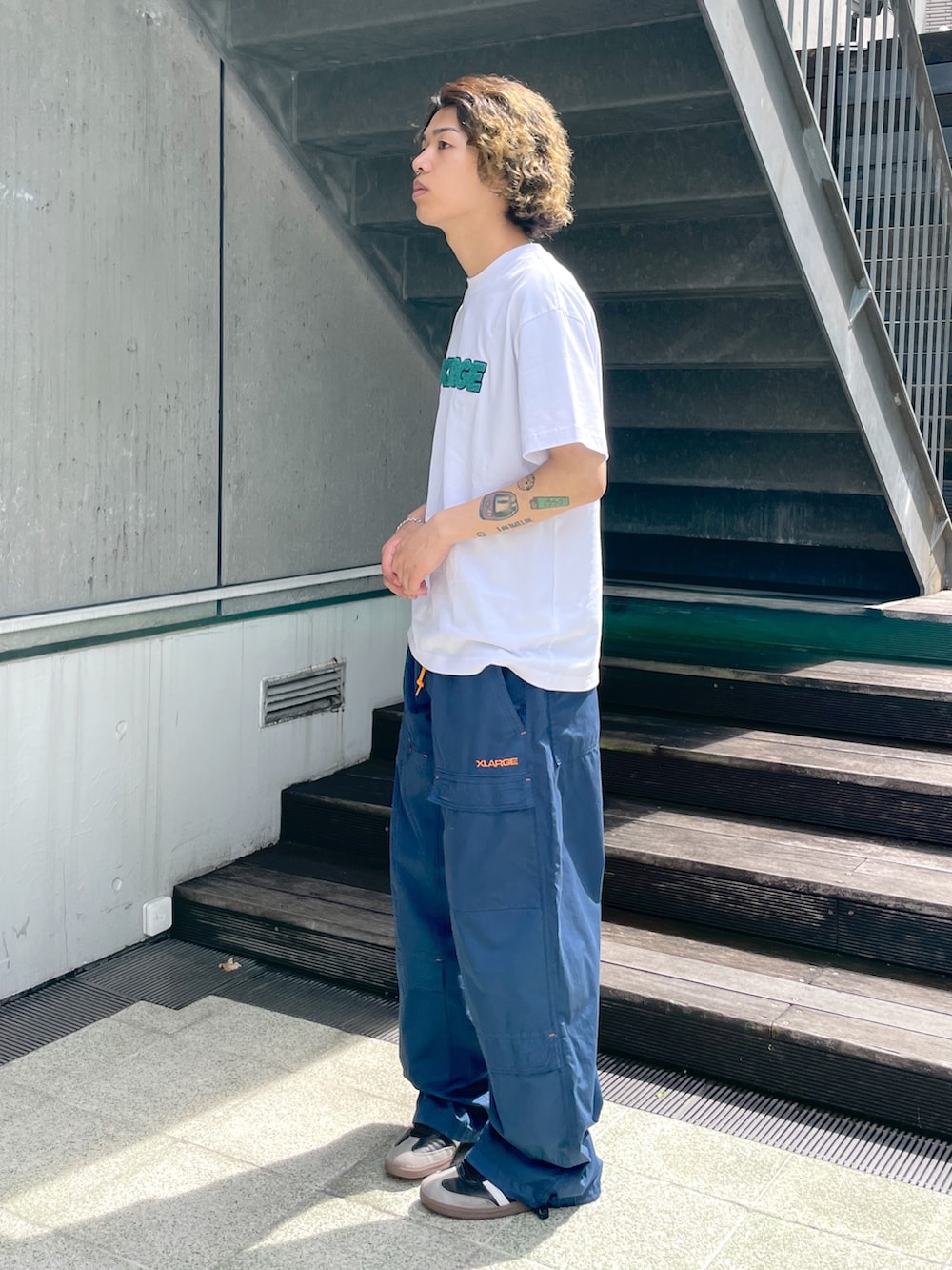 武田陽彩｜XLARGEのTシャツ/カットソーを使ったコーディネート
