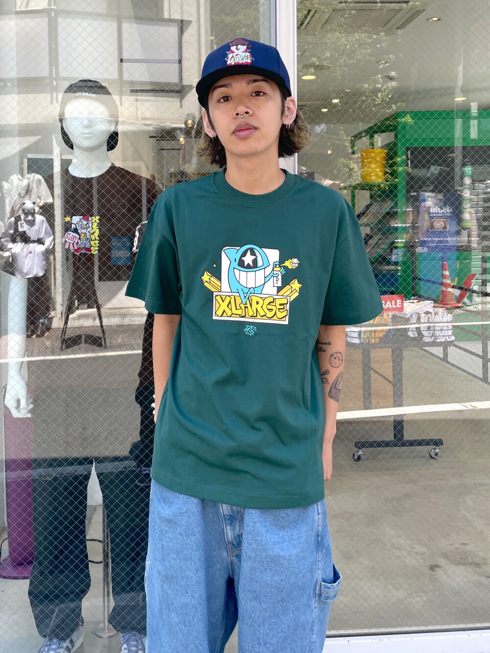 早い者勝ち XLARGE ARABIAN RINGER S/S TEE ハーフパンツコーデ 早い者勝ち XLARGE ARABIAN RINGER S/S TEE ハーフパンツコーデ