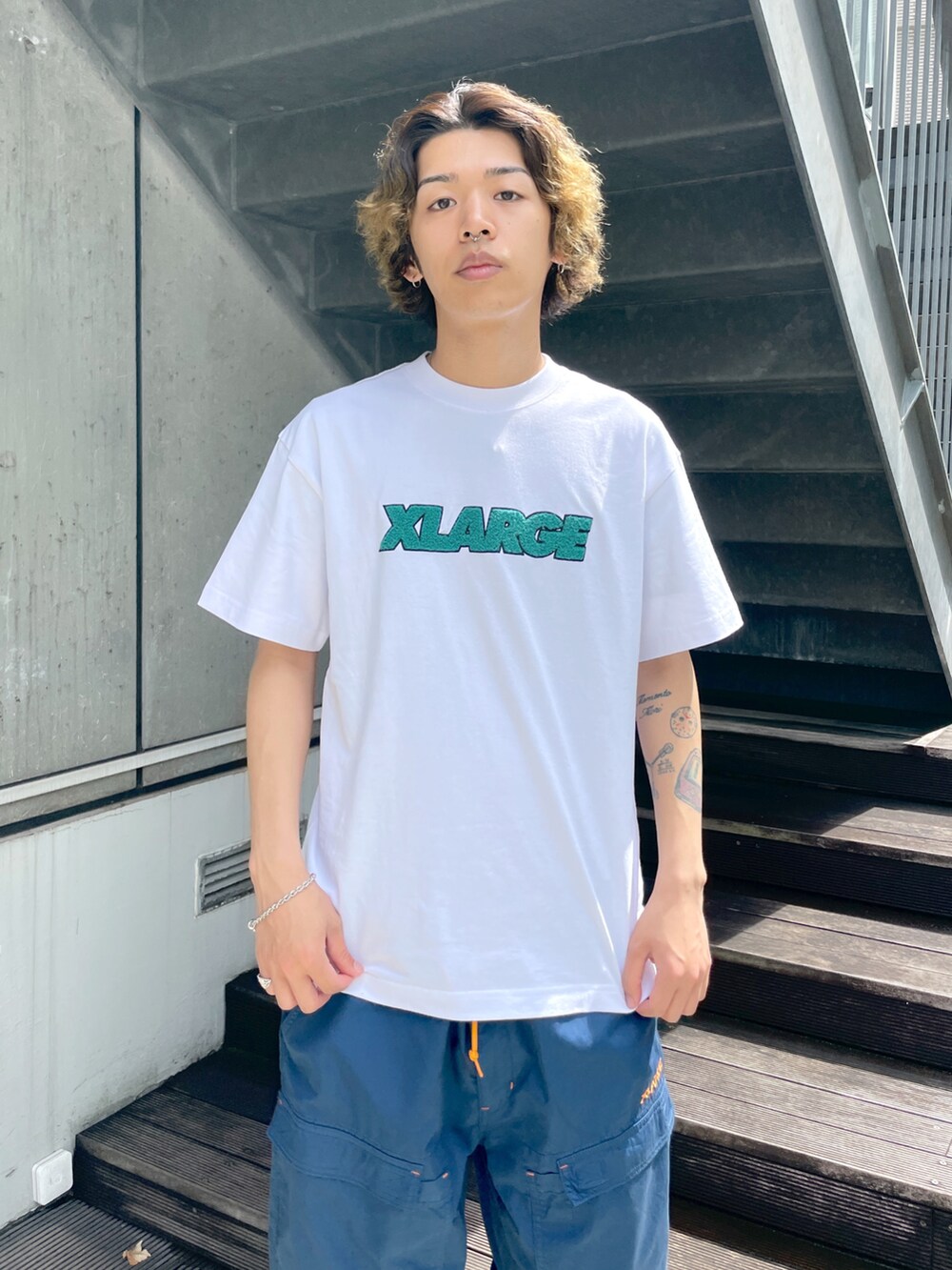 武田陽彩｜XLARGEのTシャツ/カットソーを使ったコーディネート