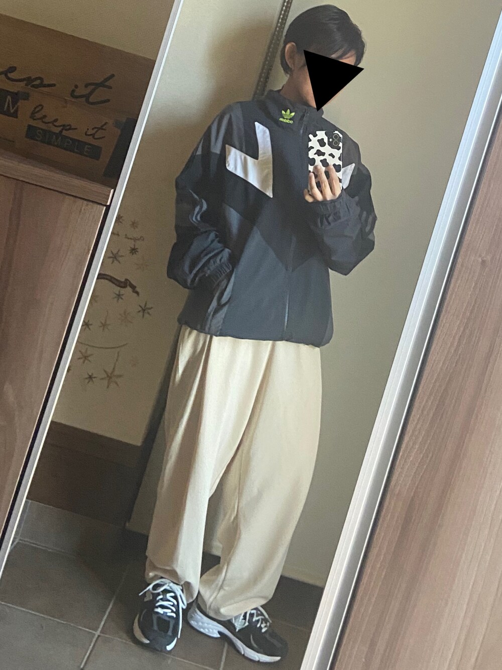 「大人カジュアル、大人女子、大人かわいい、春、ラクチンコーデ、カジュアルコーデ、休日、リラックススタイル、低身長女子、シアー」｜「titivateの前後2wayリブシアーニットカーディガン（カーディガン/ボレロ、ブラック系）」を使った、ゆんさん（レディース・153cm）の春コーディネートの5枚目の写真