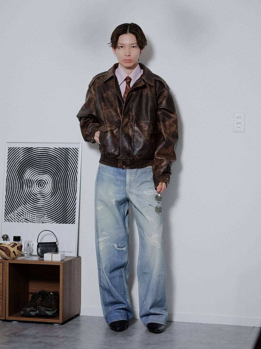Tsuguya/KwonSayaさんの「OUR LEGACY FULL CUT（Our Legacy）」を使ったコーディネートの2枚目の写真