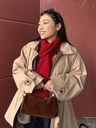 セットアイテム】マルチウェイ ボアベスト付き 配色 テントライン