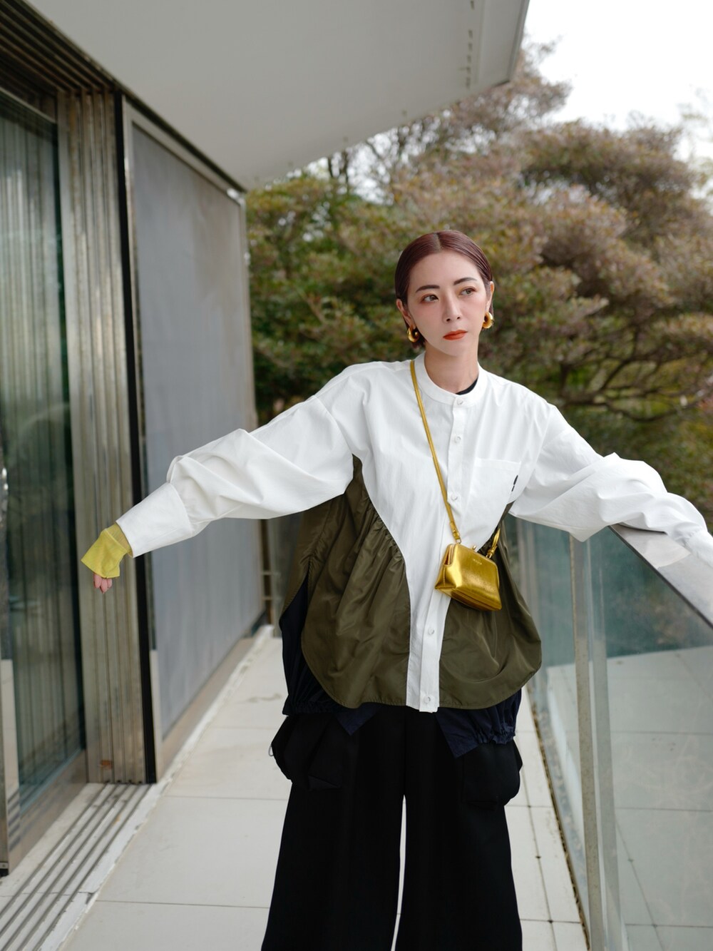 荻原桃子｜OMMOのシャツ/ブラウスを使ったコーディネート - WEAR