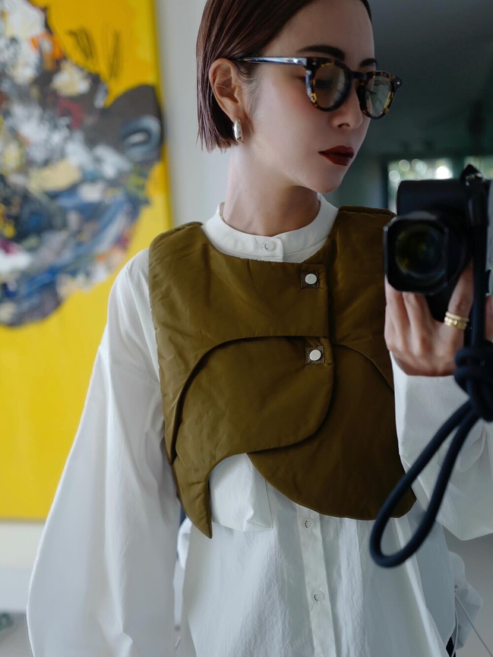 荻原桃子｜OMMOのシャツ/ブラウスを使ったコーディネート - WEAR