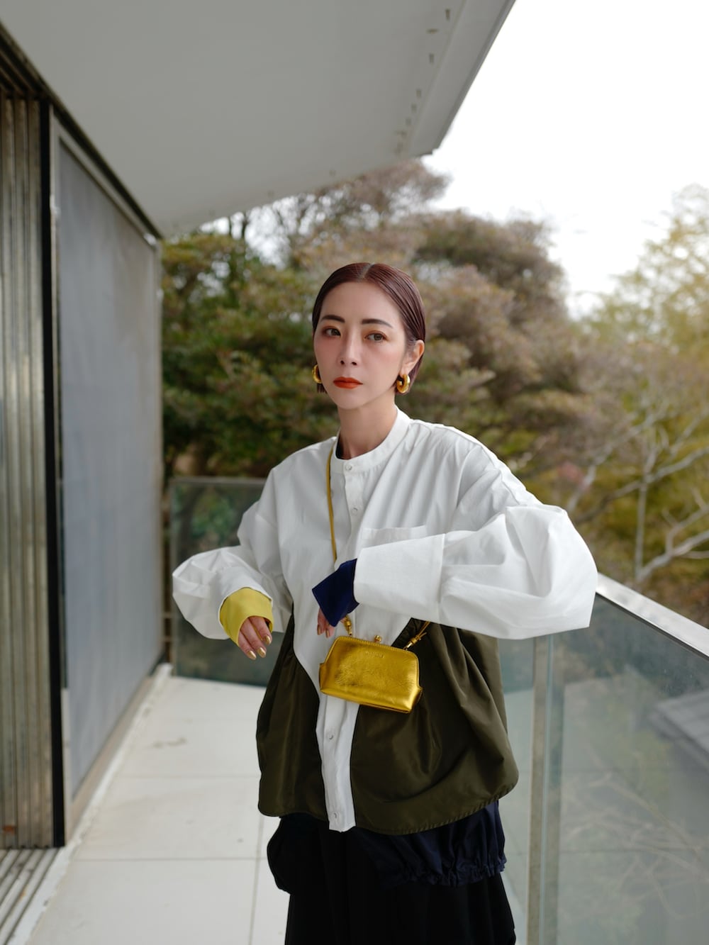 荻原桃子｜OMMOのシャツ/ブラウスを使ったコーディネート - WEAR