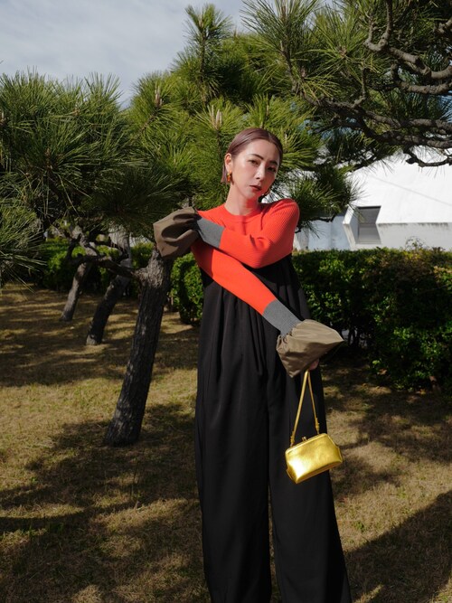 OMMO 荻原桃子 ギャザーポケットベアトップ ビスチェ