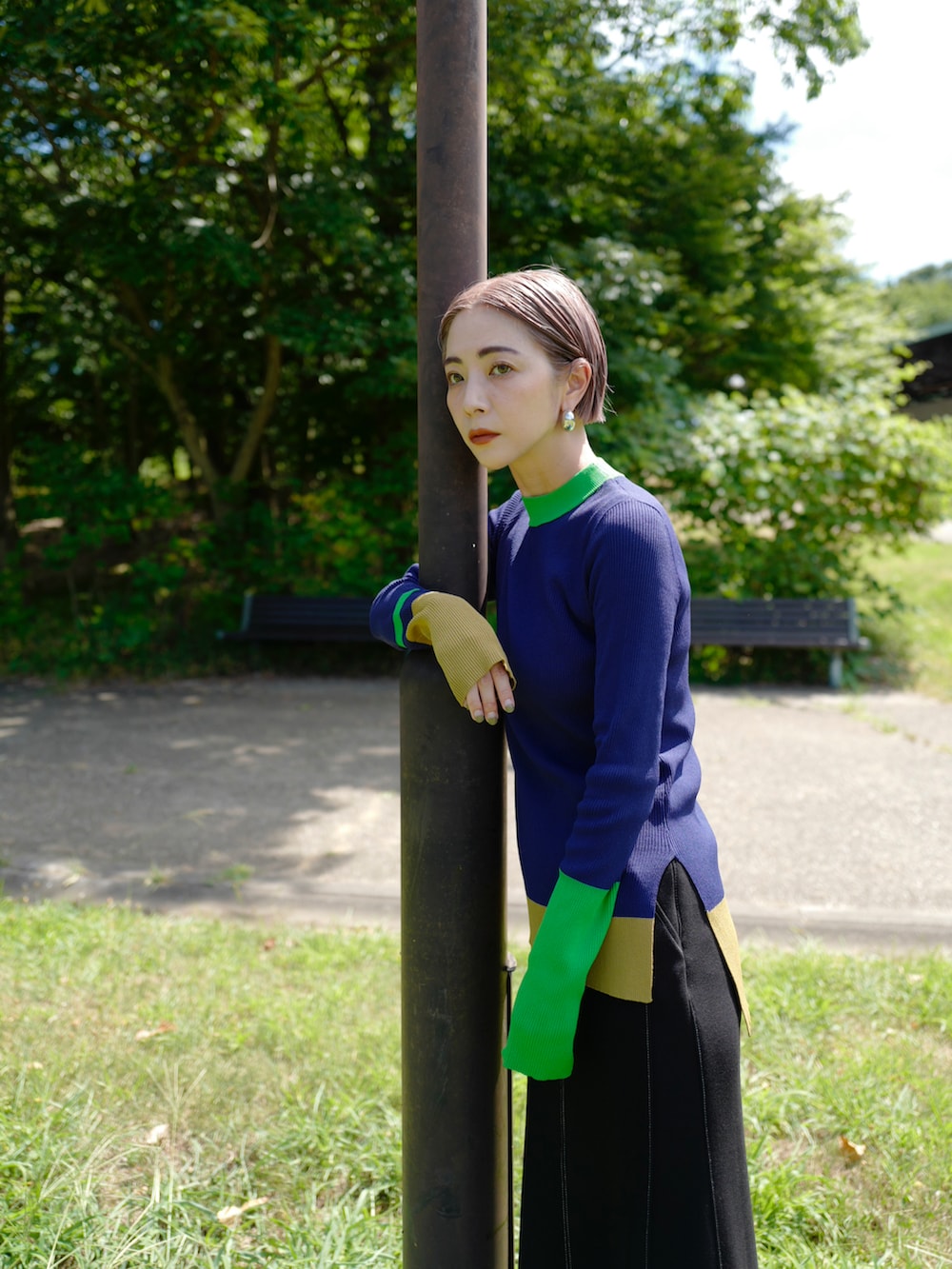 ommo 荻原桃子 モヘヤ カーディガン ommo 荻原桃子 モヘヤ カーディガン