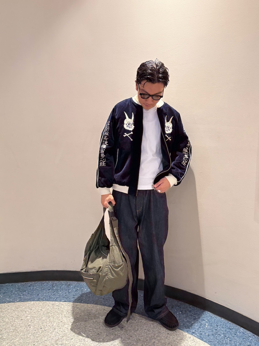 takuya sato(LHP 池袋パルコ店)｜blackmeansのスカジャンを使った