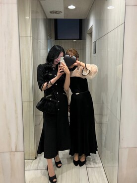 LEJA】ラメ混ツイードレザーパイピングパール釦スパンコール刺しゅう