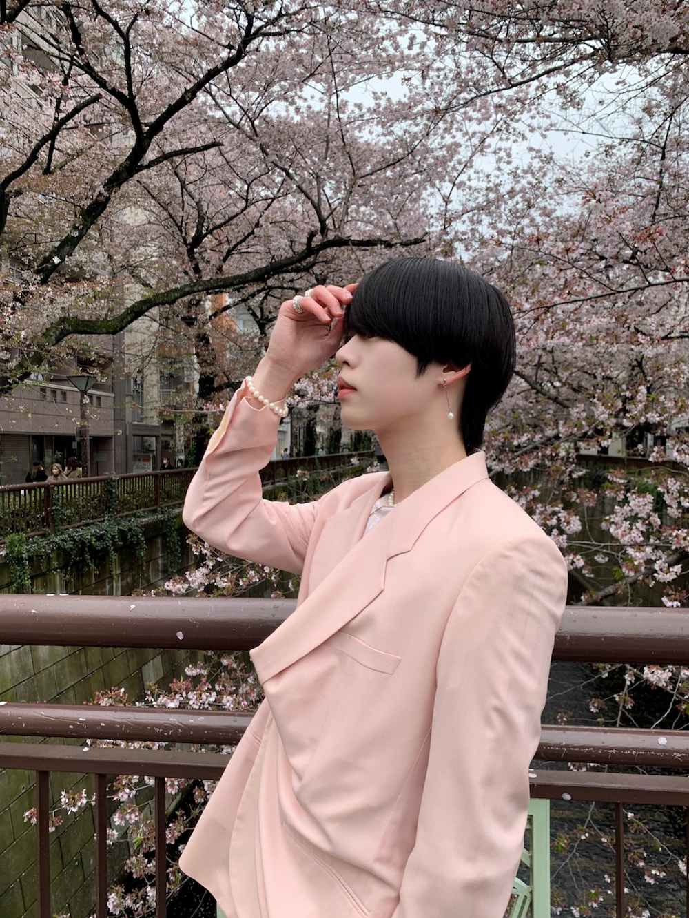 styling/ pale pink テーラードジャケット ピンクテーラードジャケット 